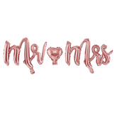 Rose Gold 'Mr & Mrs' balloon